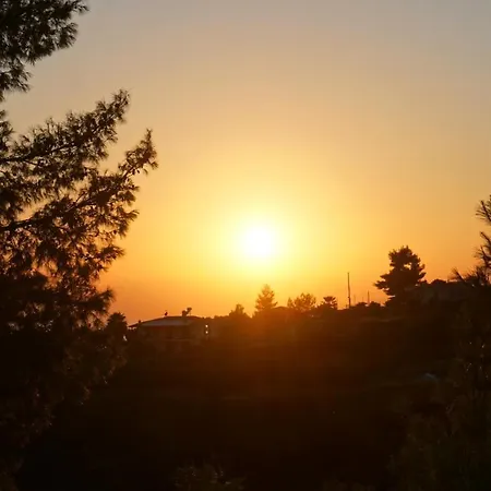 Halkidiki Kassandra 3p Exclusive Peace & Beautiful Sea Views アギア・パラスカヴィ